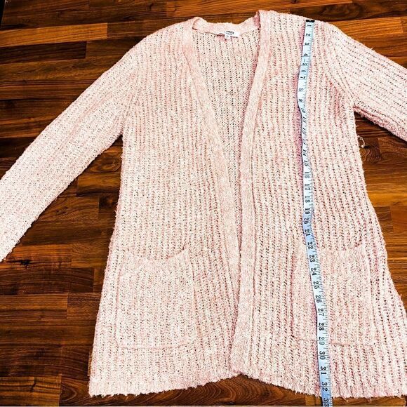 🍋 BB Dakota Steve Madden • Women Odetta Open Pocket Cardigan Salmon Size M - Picture 7 of 7